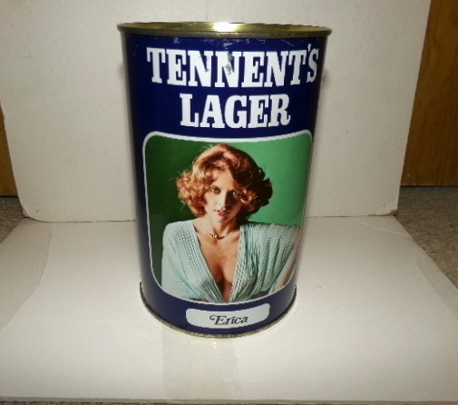 TENNENTS beer "ERICA" large gallon can **RARE** ( 2.22 litres)