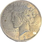 1924-S Peace $1 ✔ Extra Fine (XF) Condition ✔ 90% Silver ✔ At Melt Value