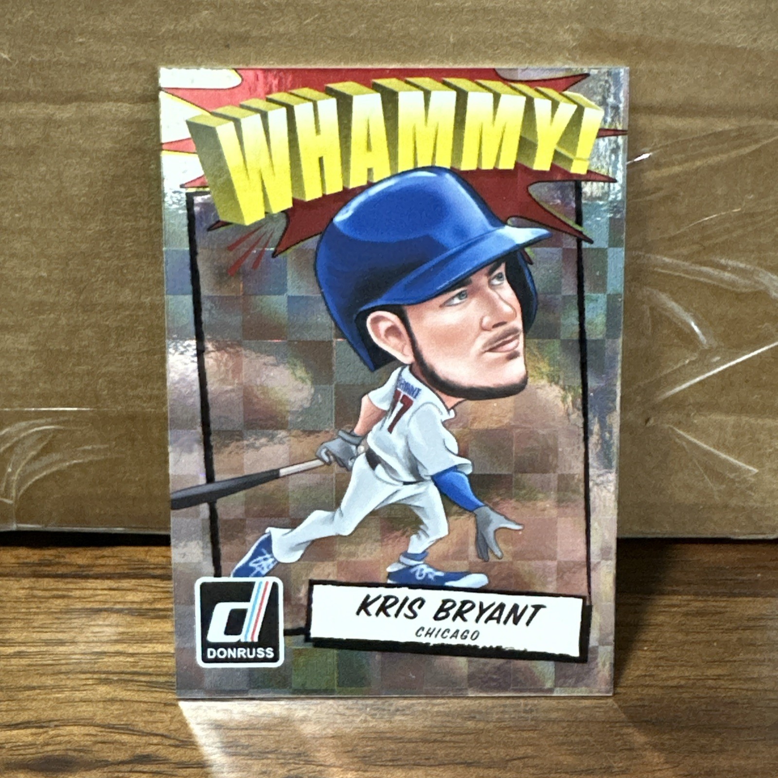 2017 Panini Donruss Whammy Case Hit Kris Bryant Chicago Cubs W-3!