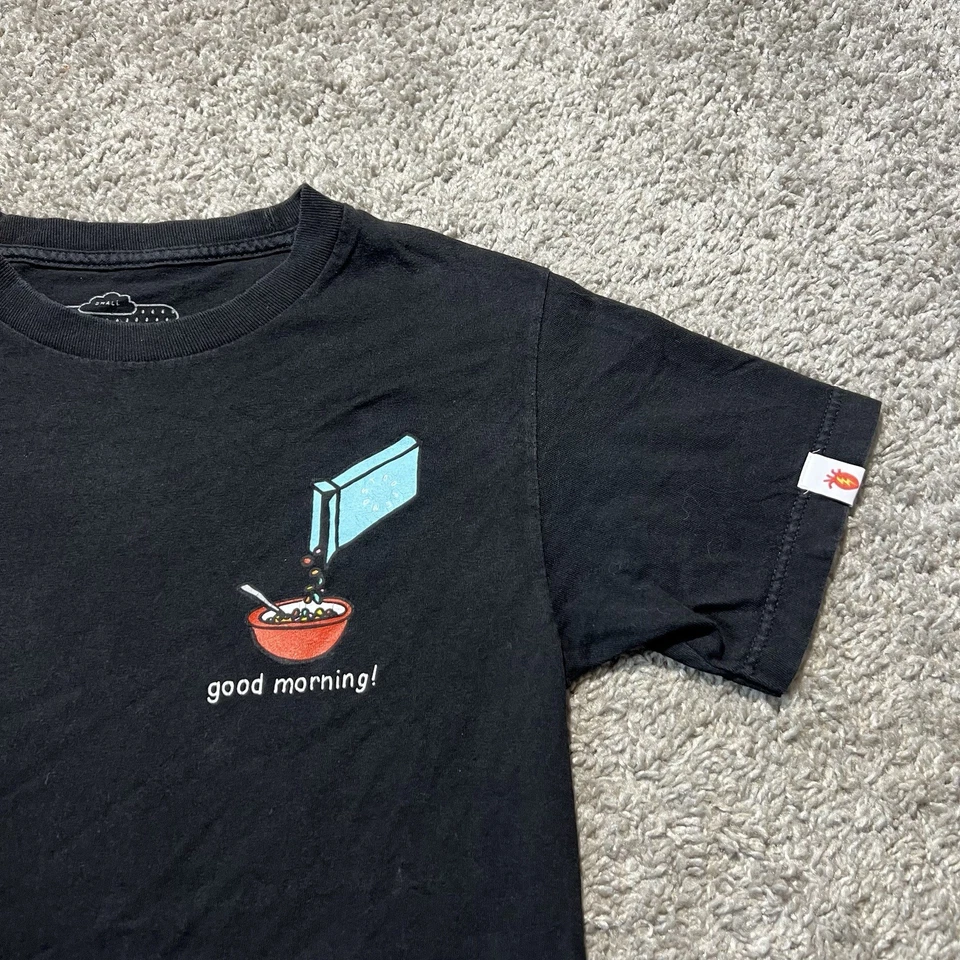 Mac Miller Most Dope 2015 Cereal Shirt Black Mens Small Rare Promo Good Morning - Image 3 of 4