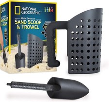 NATIONAL GEOGRAPHIC Metal Detector Accessories   Includes Sand Scoop Black
