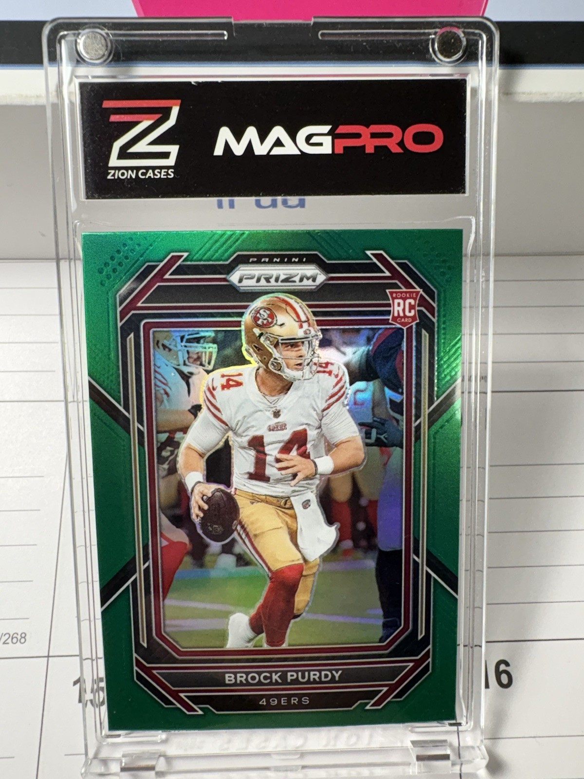 Brock Purdy 2022 Panini Prizm Green Rookie #353
