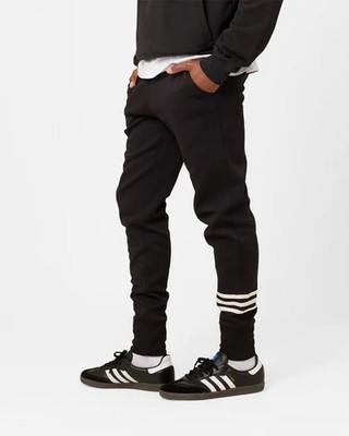 adidas Originals Mens 2XL Adicolor Neuclassics 3 Stripe Sweatpants Black HM1861