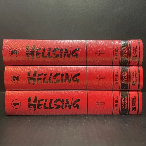 Hellsing Deluxe Edition Manga Hardcover Volumes 1-3 New Sealed English Authentic