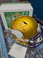 MINNESOTA VIKINGS DALVIN COOK SIGNED FULL SIZE FLASH HELMET Tristar COA