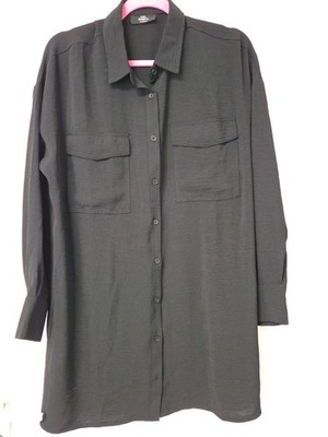 Tiefschwarze Damen Bluse von Gina Benotti, Gr. M (40/42)