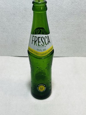 Vintage Fresca Green Glass Bottle 10 oz Coca-Cola Co. Citrus 1960s-70s