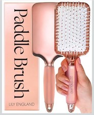 Paddle Hair Brush Women with Easy Grip Gel Handle usually &pound;14.95 rose gold