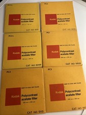 Kodak Polycontrast Acetate Filter PC1 Cat 143 0032 PLUS 6 atqs