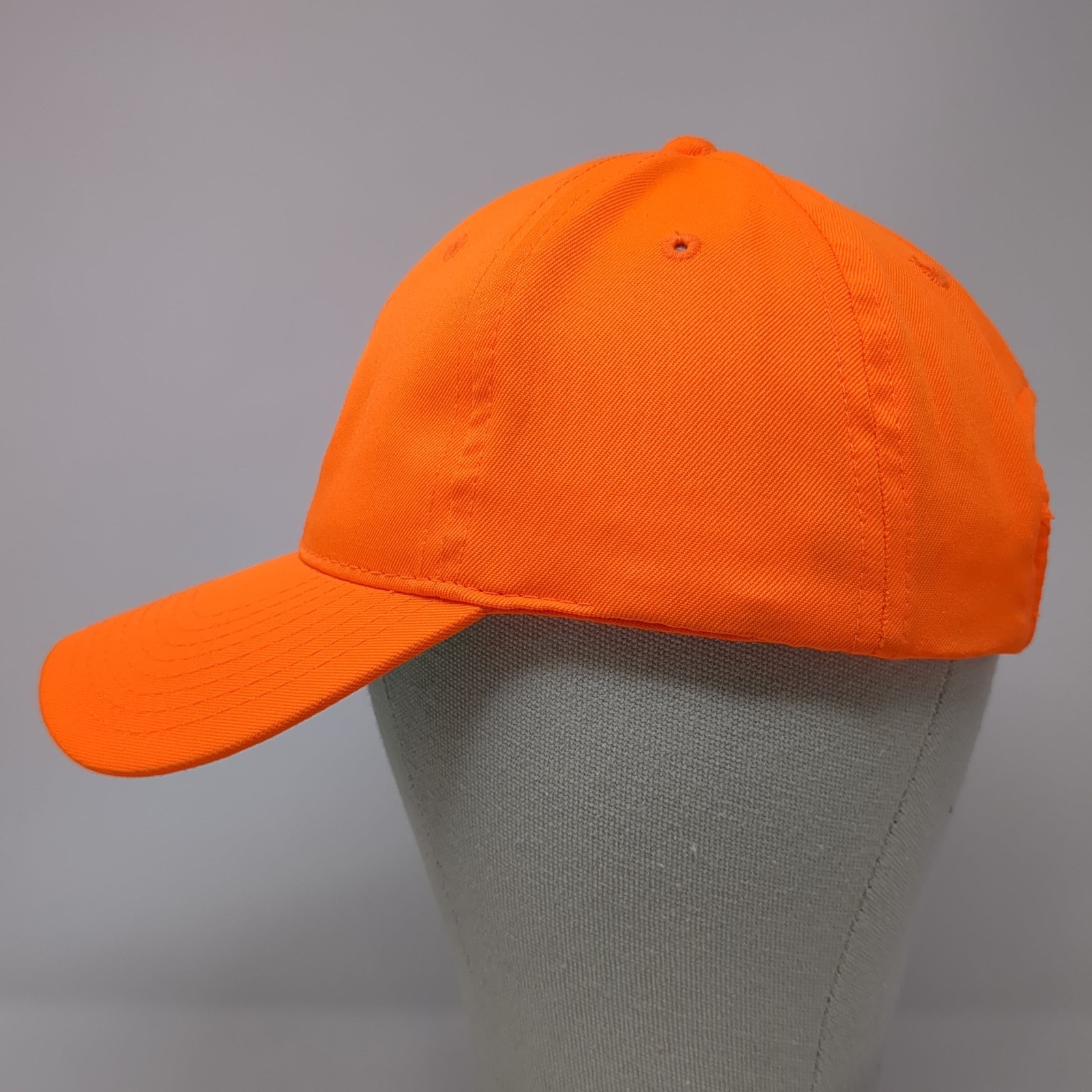 Signatures Snapback Hat Solid Orange One Size Bla… - image 3