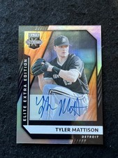 2021 Panini E.E.E. Baseball On Card Auto Tyler Mattison #79  Detroit Tigers 🔥⚾️