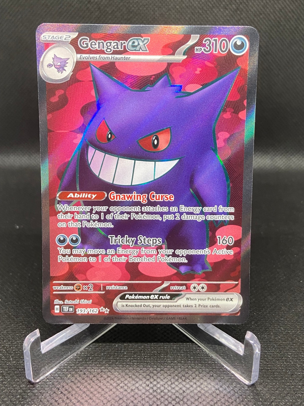 Gengar ex 193/162 Pokemon Temporal Forces Ultra Rare NEAR MINT FAST SHIP!