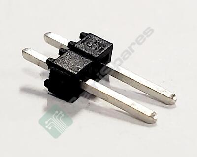 320 pcs. SAMTEC TSW-102-07-T-S CONN HEADER VERT 2 POS 2.54MM