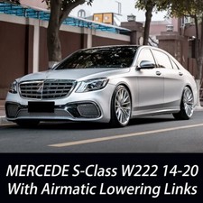 FOR 2014-20 MERCEDES BENZ S CLASS W222 ADJUSTABLE LOWERING LINKS SUSPENSION KIT