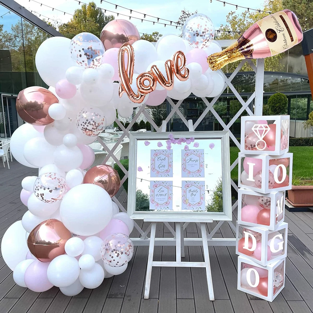Bride To Be Banner, Hen Party Decoration, Rose Gold Hen
