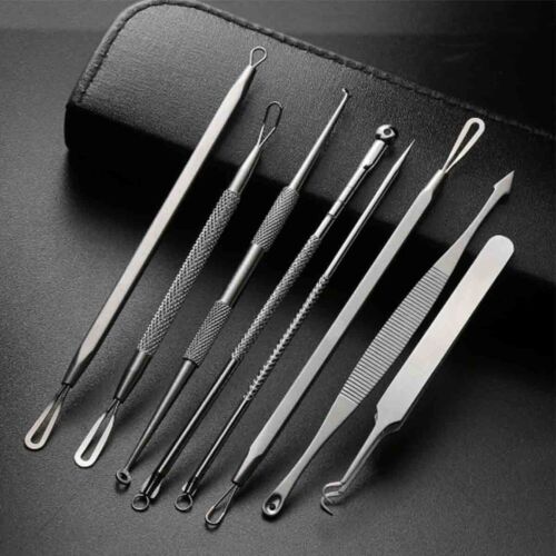 Kit d'outils d'élimination des points noirs Pimple Popper comédone acné spot zit outils d'extraction - Photo 1/4