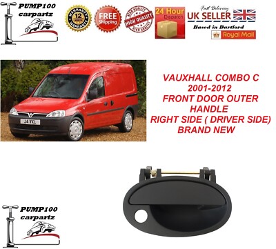 Vauxhall Combo C 2001 2012 Front Door Handle Outer Exterior Rh Driver Side New Ebay