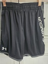 Boys Kids Youth Under Armour Shorts NEW Multi Black Size Small