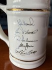 1991 Pro Football Hall Of Fame Festival Large Ceramic Mug Inductees Signatures  — photo 2