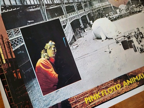 PINK FLOYD ANIMALS EUROPEAN TOUR CONCERT POSTER 1977 BROCKUM **Vintage Repro** - Picture 4 of 11