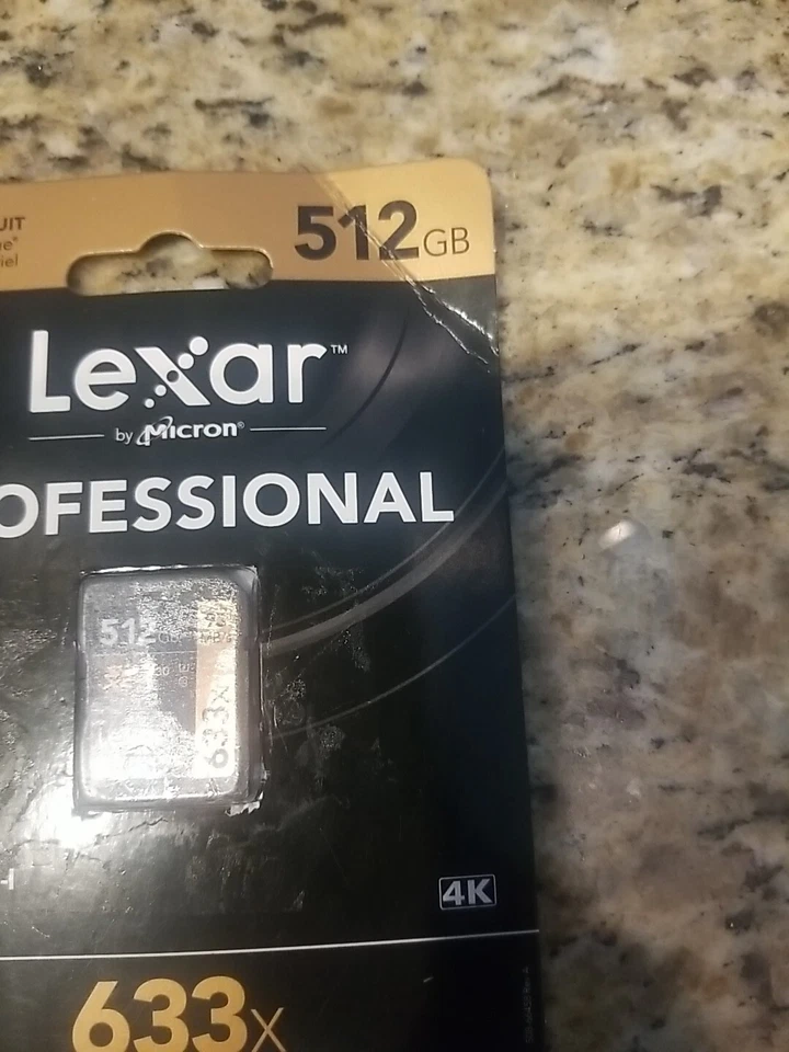 Lexar Professional 512GB 633x microSDXC UHS-I U3 Memory Card *Open-box/New* - Image 3 of 4