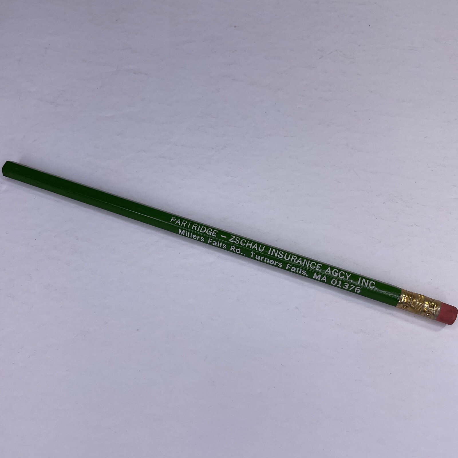 Vintage 1970s PartridgeZschau Insurance Turners Falls Massachusetts