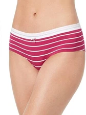 Jenni by Jennifer Moore Womens Print Lined Hipster Pink Magnita Moon Stripe XXL