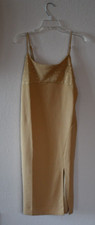 Derek Heart Tan Rhinestone Bodice Bodycon Dress Size X-Large