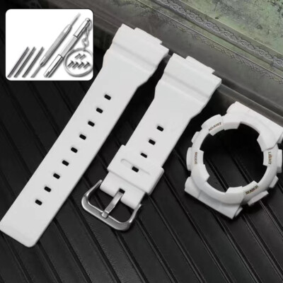Resin Watch Band & Bezel Shell For Casio Baby-G BA-110 BA-120 BA