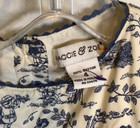 Maggie & Zoe Layered Tiered Summer Dress Child Print Blue White Kids Playing 4T — photo 7