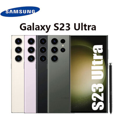 New Samsung Galaxy S23 Ultra 5G SM-S918U 256GB 512GB Factory Unlocked Smartphone