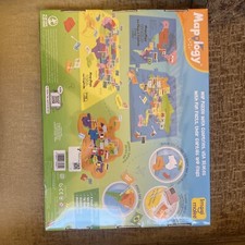 Imagimake Mapology United States World Map Puzzle with Flags, Capitals NEW