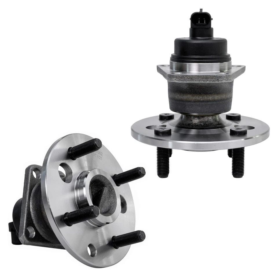 Front Rear Wheel Bearing & Hub Set for 94-02 Saturn SC1 SC2 SL SL1 SL2 SW1 SW2 - Image 3 of 4