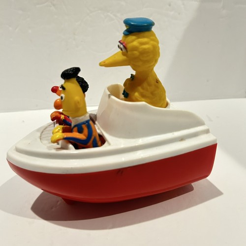 Vintage Sesame Street Wind Up Boat Big Bird, Ernie & Bert Wind-up NOT working - Picture 5 of 8