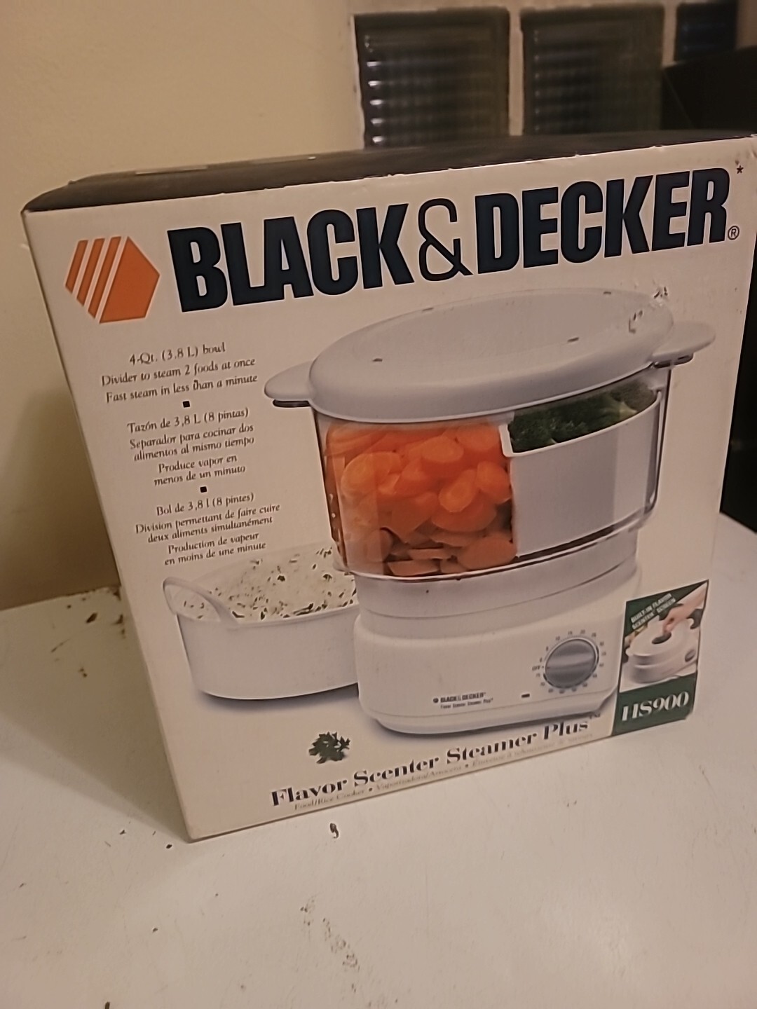 Black and Decker HS900 Flavor Steamer Rice Cooker Plus White for sale