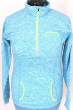 USAF United States US Air Force Blue 1/2 Zip Fleece Pullover LS shirt Womens M