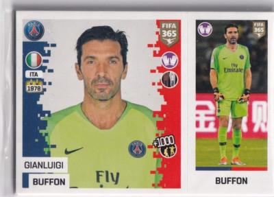 Panini Fifa 365 2019 Sticker Nr. 144 Gianluigi Buffon (Paris Saint-Germain)