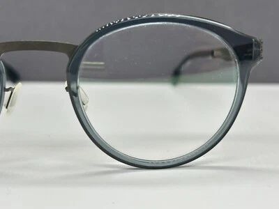 ic! Berlin Brille Herren Damen Rund grau Panto Eric D. große Gläser NP:499€