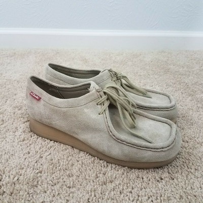 Size 8.5 Sand Suede Comfort Shoe Oxford 