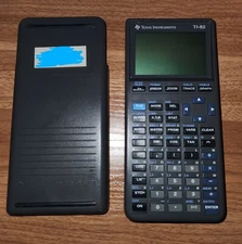 Texas Instruments TI-82 Graphing Calculator With Cover Tested And Works Student