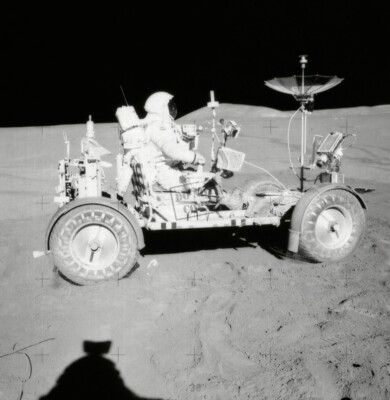 Astronaut David R Scott Lunar Roving Vehicle Moonwalk EVAs Apollo 15 12X12 PHOTO