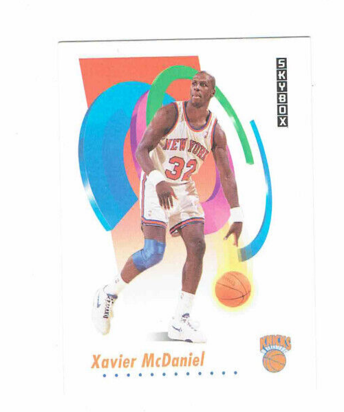 Xavier McDaniel New York Knicks #638 Skybox 1992 #Basketball Card