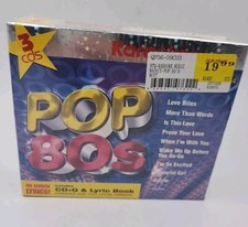 KARAOKE PARTY - Pop 80s - 2 CDs- CD G  Lyric Book - NEW  SEALED
