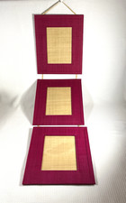 3 Photo/Art Frame Wall Hanging Bright Fuchsia...