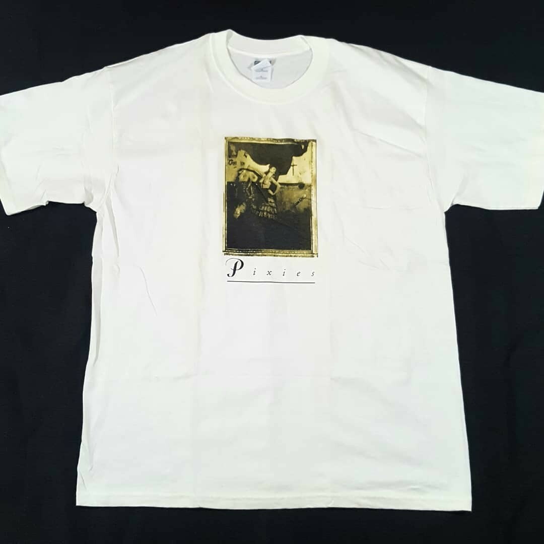 Vintage 1997 Pixies Surfer Rosa Album Cover White TShirt