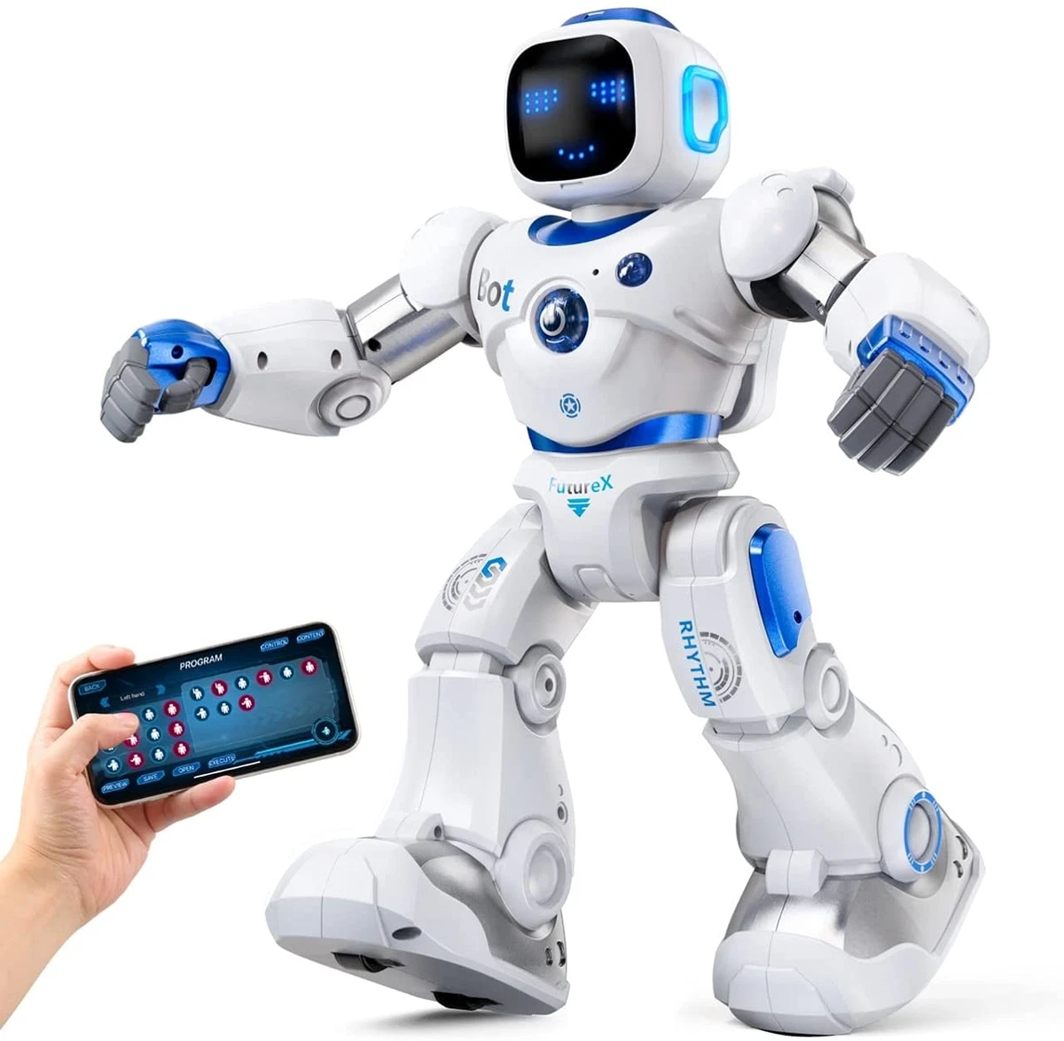 RC Robots for Kids Toy, Programmable Remote Control Robot