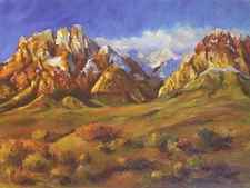 Red Caps original oil painting