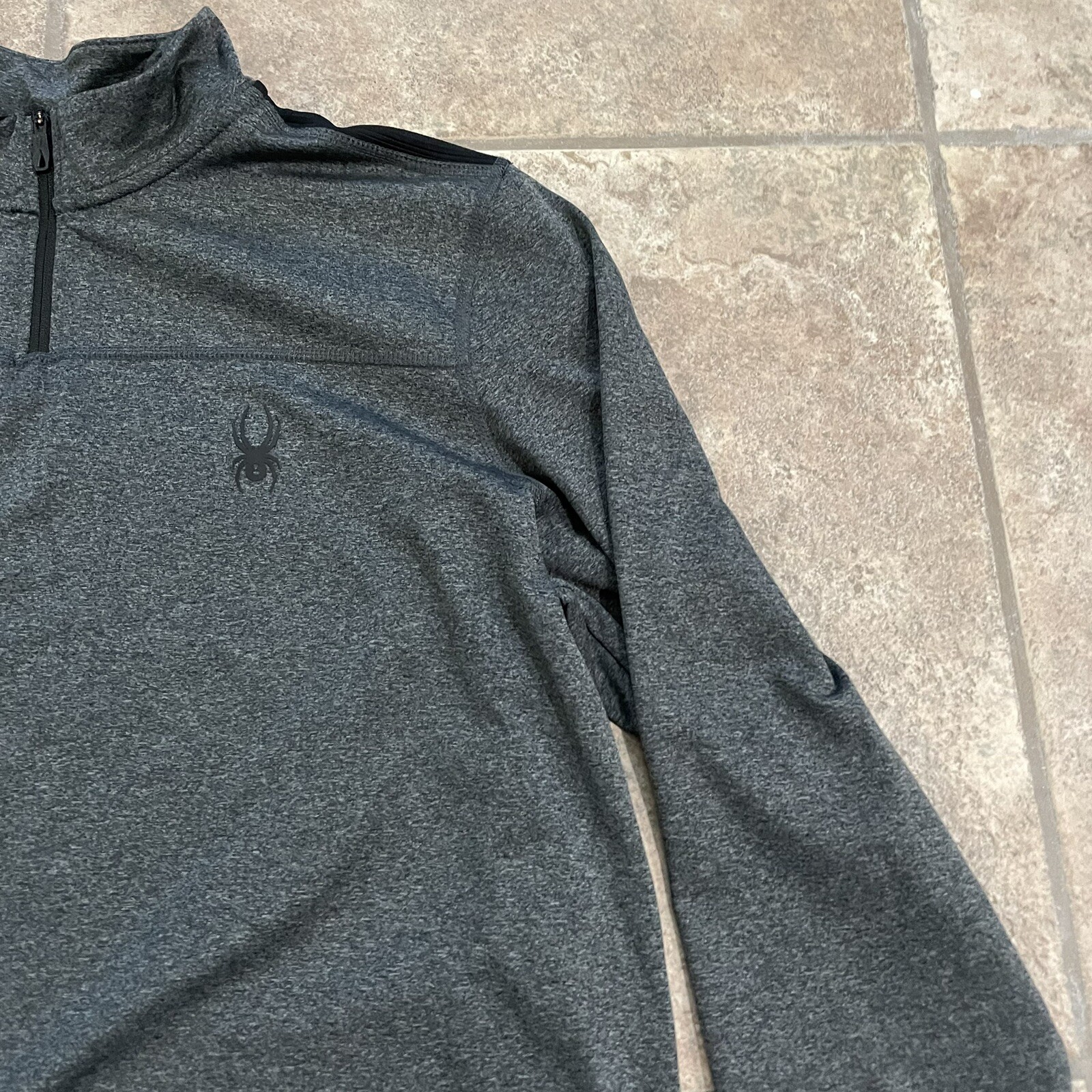 Spyder Active polyester blend gray pullover jacke… - image 2