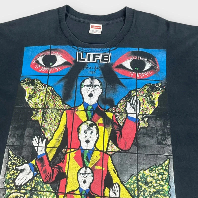 T shirt Supreme Gilbert et George Life SS19 
