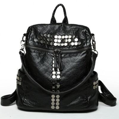 calvin klein nylon mini backpack Sleek Nylon Round Backpack